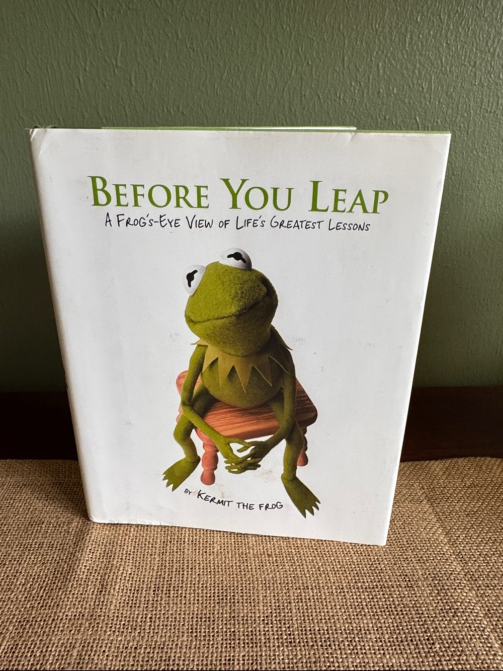 Kermit The Frog Book Before You Leap Life Lessons